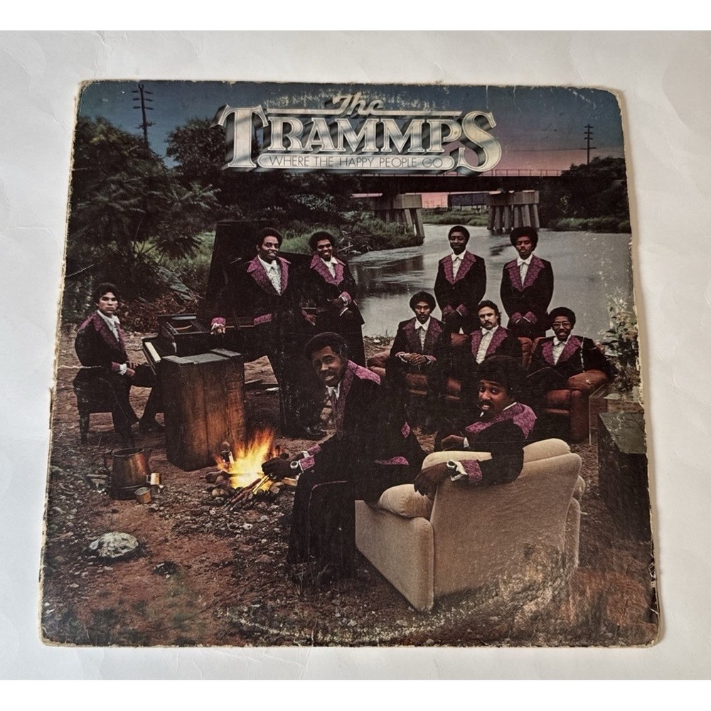 The Trammps: Where the Happy People Go 12" Vinyl LP 1976 Atlantic Funk Soul VTG